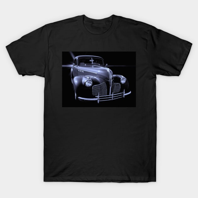 1940 Pontiac Torpedo Coupe B&W T-Shirt by Burtney